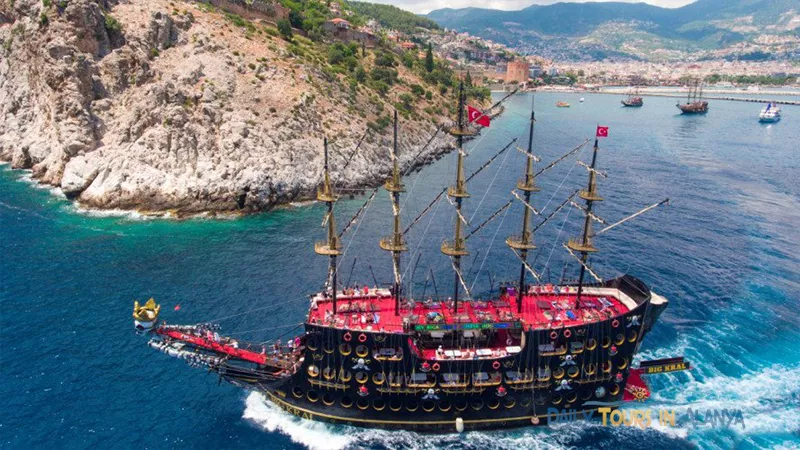 Пиратский корабль Биг Крал в Алании image 10