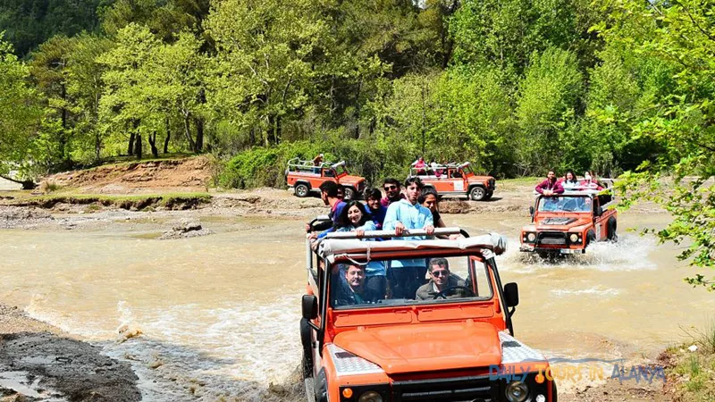 Alanya Jeep Safari ve Zipline ile Rafting image 3
