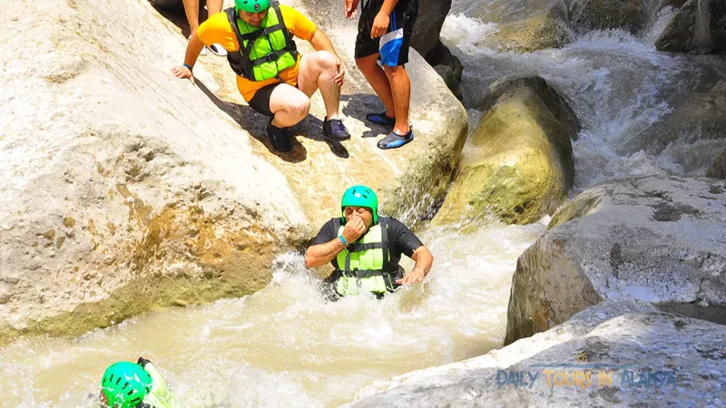 Alanya Rafting with Canyoning and Zipline image 8