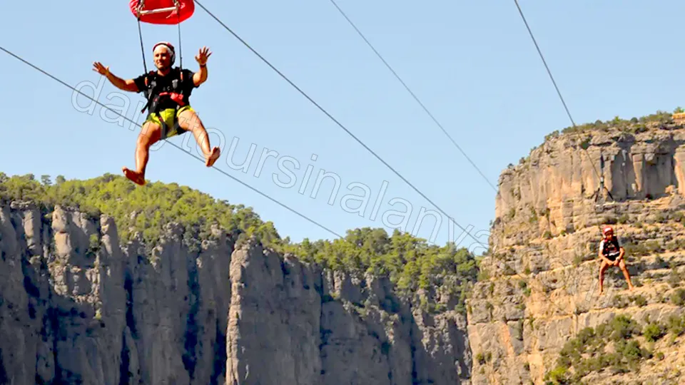Zipline Tazi Canyon Forsränning Från Alanya photo 21