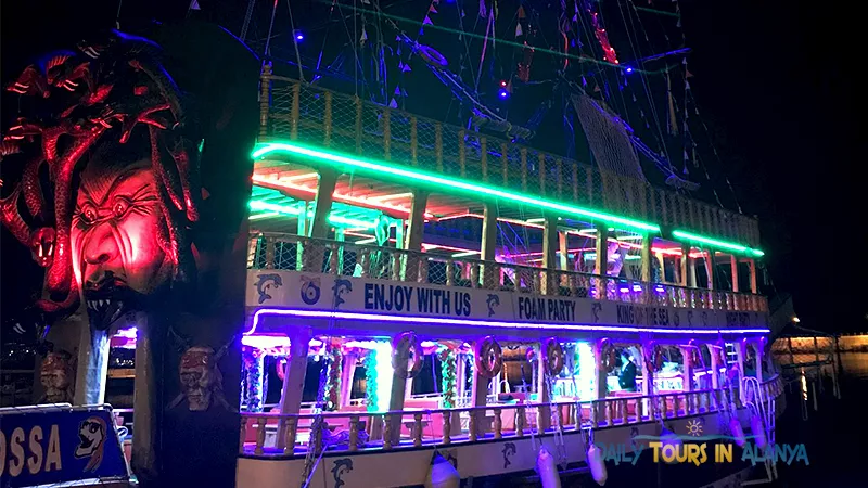 Alanya Night Party Boat Tour  image 1