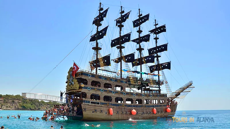 Alanya Magellan Pirate Boat Tour image 1