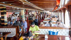 Vikingbåt Vid Solnedgången I Alanya nav photo 6