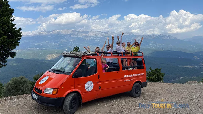 Alanya Tazı Kanyon Büyük Zipline ve Jeep Safari ile Rafting image 15