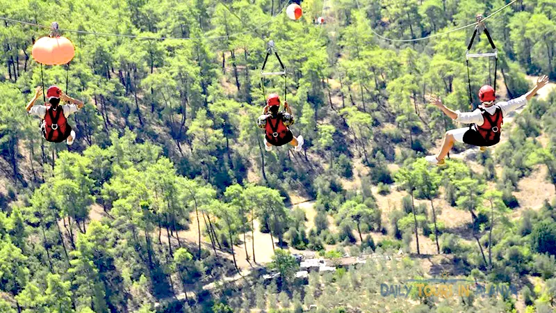 Alanya Tazı Kanyon Büyük Zipline ve Jeep Safari ile Rafting image 37