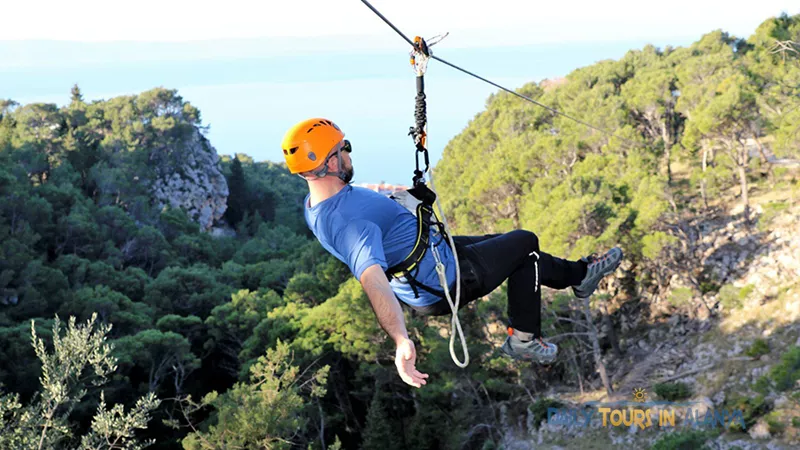 Alanya Tazı Kanyon Büyük Zipline ve Jeep Safari ile Rafting image 40