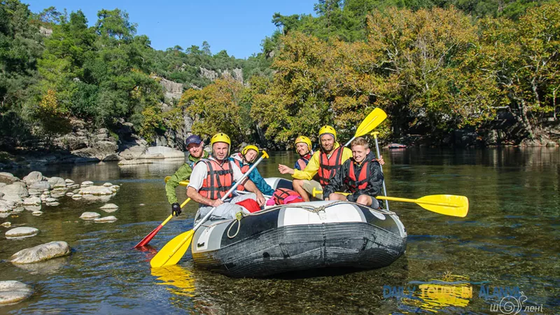 Alanya Tazı Kanyon Büyük Zipline ve Jeep Safari ile Rafting image 74