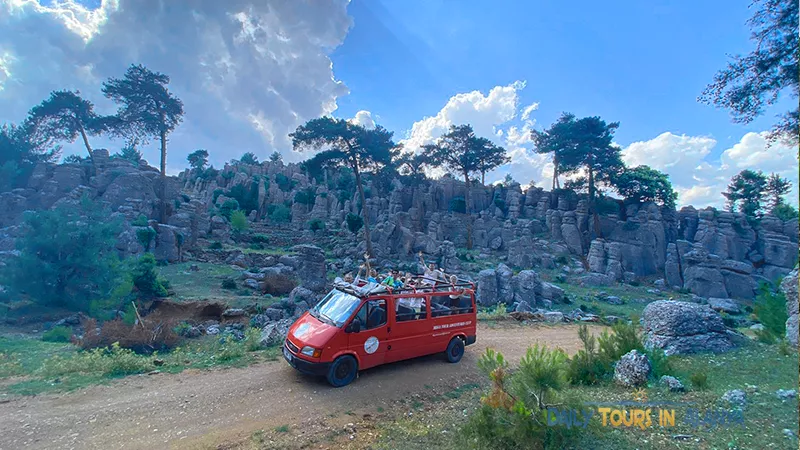 Alanya Tazı Kanyon Büyük Zipline ve Jeep Safari ile Rafting image 11