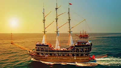 Alanya Viking Sunset Boat Tour