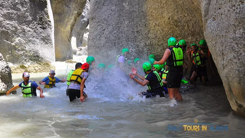 Alanya Rafting with Canyoning and Zipline image 3