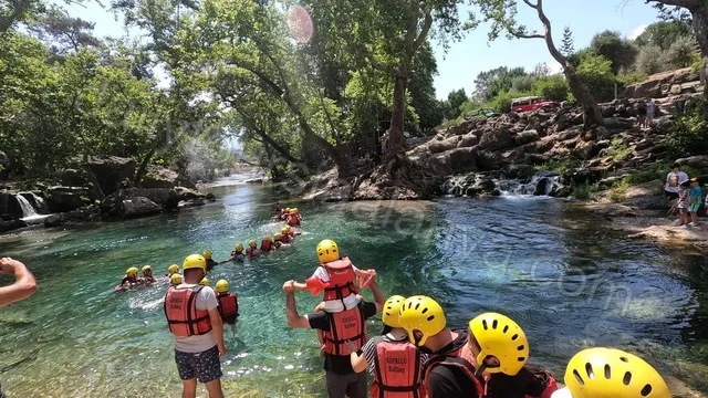 Alanya Rafting med Canyoning och Zipline animation image 