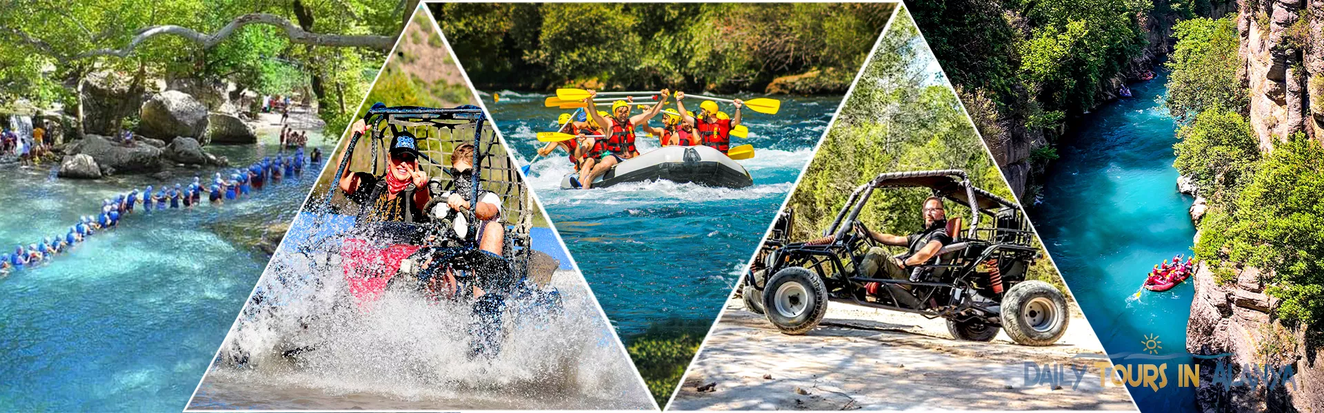 Alanya Rafting with Buggy Safari