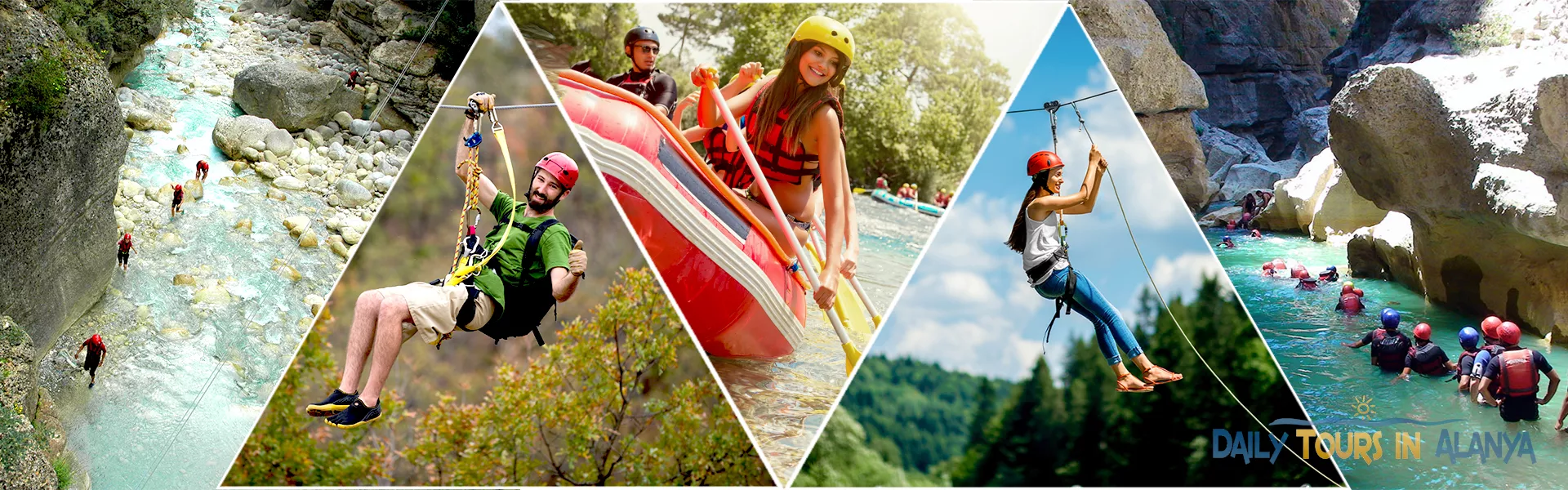 Alanya Rafting with Canyoning and Zipline