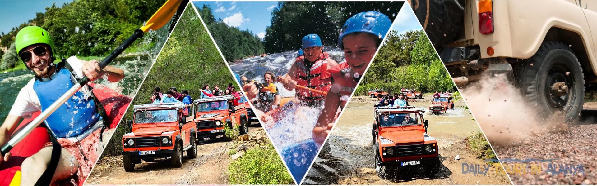 Alanya Rafting with Jeep Safari