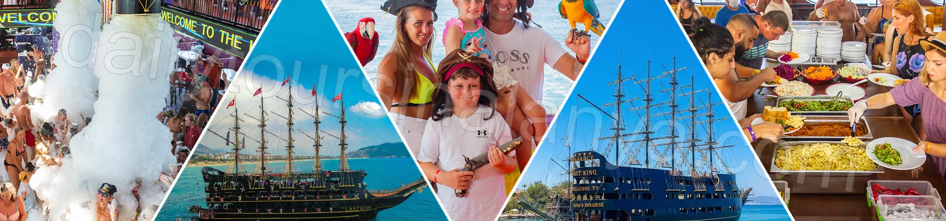 Last King Boat Trip Alanya – Explore the Coast by Pirate Ship