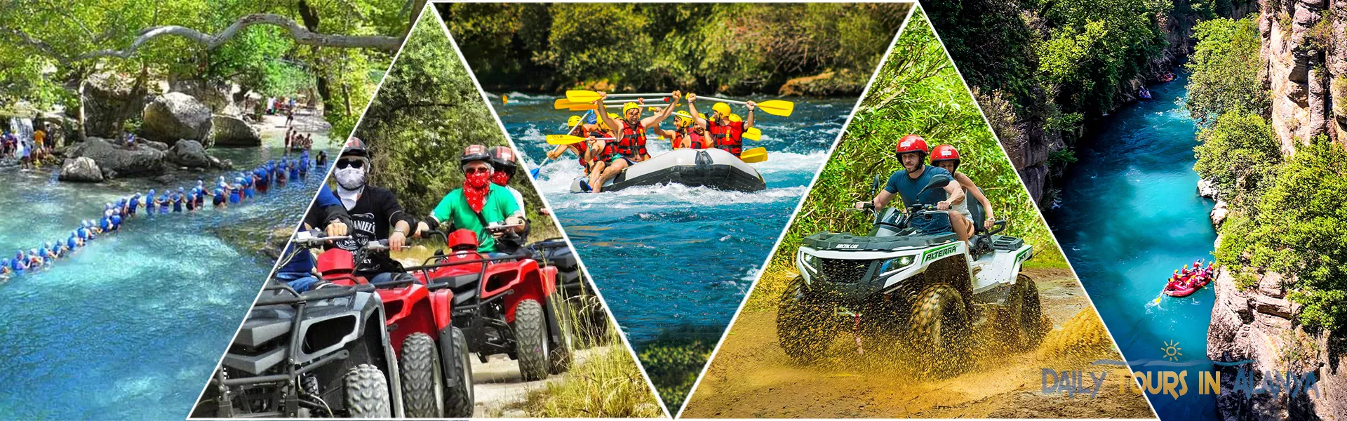 Alanya Rafting with Quad Safari