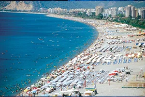 Aerial view of Cleopatra Beach